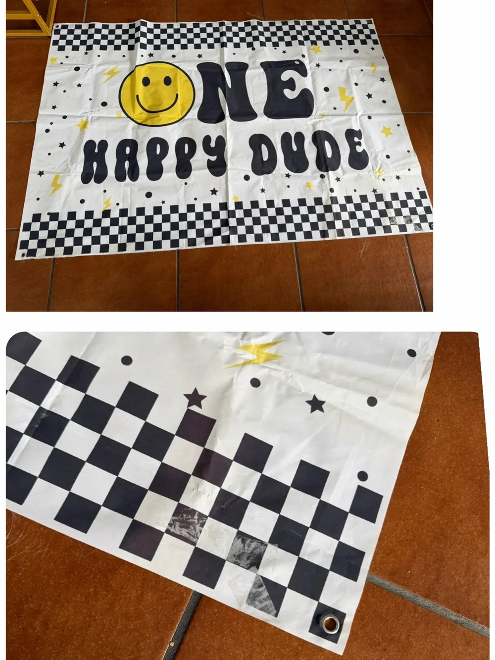 One Happy Dude Smiley Party decor and Accessories